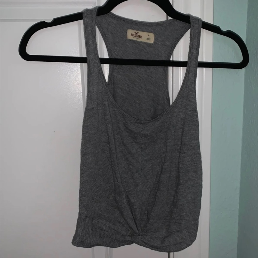 Hollister grey knot tank